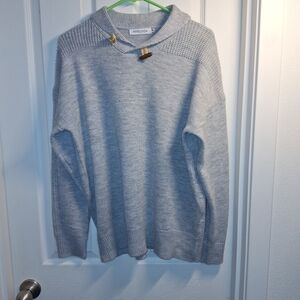 Misslook Gray Sweater With Toggle 3X